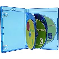 CD DVD Blu-rayケース(バラ売りも出来ます) Amazon.co.jp: ブルーレイ収納ケース 6枚収納 22mm厚 ロゴ有